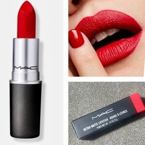 New! MAC Cosmetics Retro Matte Red Lipstick - Ruby Woo (Vivid Blue-Toned Red)